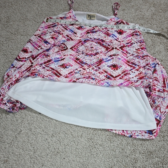 Show Me Your Mumu Circus Mini Slip Dress Size M Abrias Pink Diamond Print - Picture 5 of 8